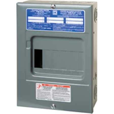 Square D Load Center, 6 Spaces, 100A, 1 Phase 6719793